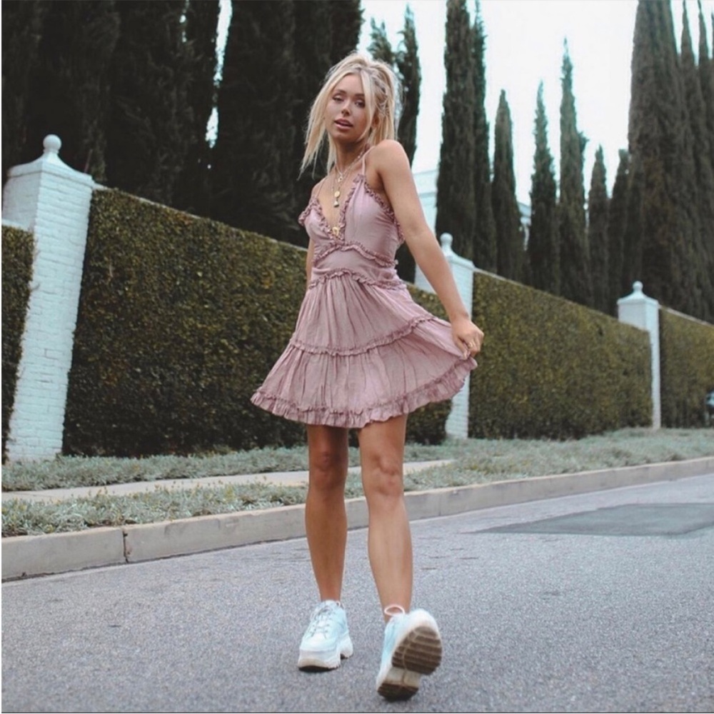 Princess Polly dawning mini dress in pink
